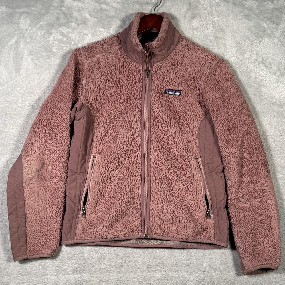 Patagonia Women's Dusty Rose Fleece Zip-Up Jacket